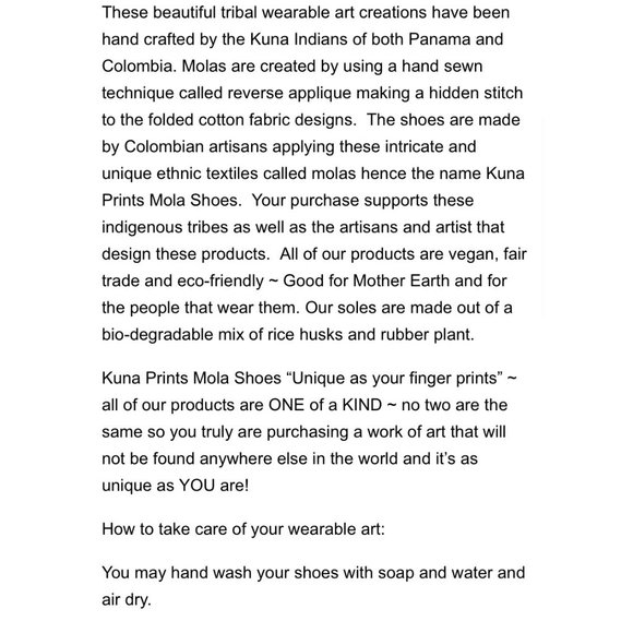 Handmade Kuna Yala booties - Picture 15 of 16